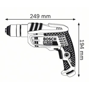 Дриль безударний Bosch GBM 10 RE (0.6 кВт, 2600 об/хв) (0601473600) №12