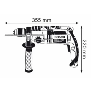 Дрель ударная Bosch 1300Вт GSB 21-2 RCT (1.3 кВт, 43/20.5 Н*м) (060119C700) №5