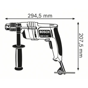 Дриль Bosch GBM 13 HRE Professional (0.55 кВт) (0601049603) №7