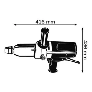 Гайковерт ударний Bosch GDS 24 Professional (0.8 кВт, 600 Н*м) (0601434108) №3