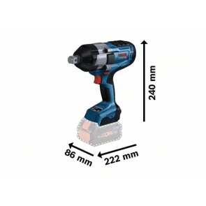 Акумуляторний ударний гайковерт Bosch GDS 18V-1050 H (2х18 В, 8 А*год) (06019J8502) №12