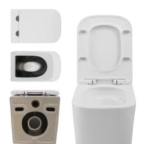 Готовое решение Qtap для ванной комнаты: напольный безбачковый унитаз Tern Ultra Quiet + бачок скрытого монтажа №6