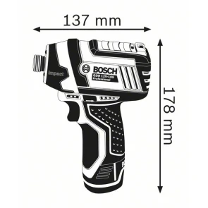 Акумуляторний ударний гайковерт Bosch GDR 12V-105 (12 В, без АКБ, 105 Н*м) (06019A6901) №6