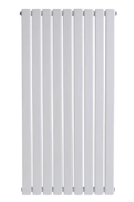 Вертикальний дизайнерський радіатор опалення ARTTIDESIGN Livorno II 9/1200/612/50 білий матовий №4