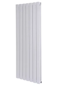 Вертикальный дизайнерский радиатор отопления ARTTIDESIGN Livorno II 7/1200/476/50 белый матовий №1
