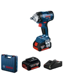 Акумуляторний ударний гайковерт Bosch GDS 18V-400 (18 В, 2х5 А*год, 400 Н*м) (06019K0020) №1