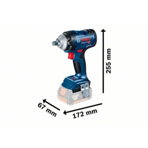 Акумуляторний ударний гайковерт Bosch GDS 18V-400 (18 В, 2х5 А*год, 400 Н*м) (06019K0020) №3
