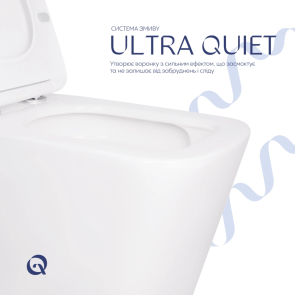 Готовое решение Qtap для ванной комнаты: Унитаз напольный Tern Ultra Quiet QT17223303AW + инсталляция QT0122490S+ клавиша QT0111M08V1384W №6