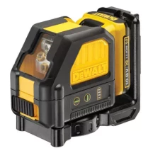 Уровень лазерный линейный DeWALT, 10.8 / 12В XR Li-Ion, зеленый луч, вес 0.44 кг, 1 аккумулятор 2 Ач, зарядное устройство, чемодан