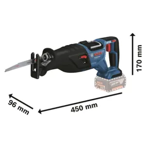 Аккумуляторная сабельная пила Bosch GSA 18 V-LI C Professional (18 В, без АКБ, 2900 ход/мин) (06016C0020) №3