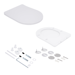 Готовое решение Qtap для ванной комнаты: Унитаз напольный Robin Ultra Quiet QT13223381AW + инсталляция QT0122490S+ клавиша QT0111M08V1384W №8