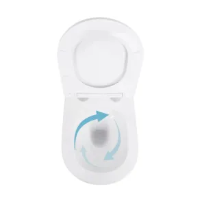 Готовое решение Qtap для ванной комнаты: подвесной унитаз Swan Ultra Quiet 520×360×320 + комплект инсталляции Nest 4 в 1 (круглая клавиша Satin) №6