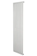 Вертикальный дизайнерский радиатор отопления ARTTIDESIGN Livorno 7/1800/476 белый матовий