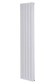 Дизайнерський вертикальний радіатор опалення ARTTIDESIGN Livorno II 5/1200/340/50 білий матовий. №1