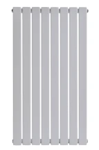 Вертикальний дизайнерский радиатор отопления ARTTIDESIGN Livorno II 8/1000/544 белый матовий