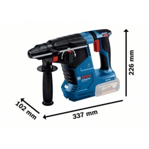 Аккумуляторный перфоратор Bosch Professional GBH 187-LI OneChuck (18 В, без АКБ, 2.4 Дж) (0611923120) №3
