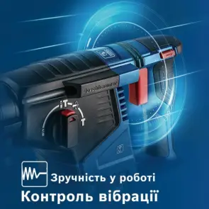 Аккумуляторный перфоратор Bosch Professional GBH 187-Li SDS-Plus (18 В, без АКБ, 2.4 Дж) (0611923020) №12