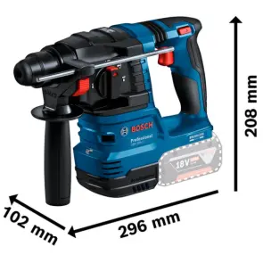 Акумуляторний перфоратор Bosch GBH 185-LI (18 В, без АКБ, 2 Дж) (0611924020) №6