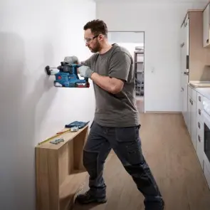 Перфоратор на акумуляторі Bosch Professional GBH 185-LI (18 В, 2 х 4 А*год, 1.9 Дж) (0611924021) №3