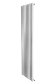 Вертикальний дизайнерський радіатор опалення ARTTIDESIGN Pesaro 10/1800/360/50 білий матовий №1