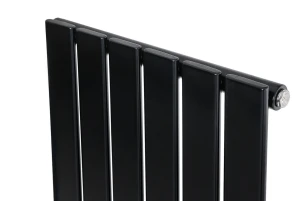 Вертикальный дизайнерский радиатор отопления ARTTIDESIGN Livorno 6/2200/408/50 чёрный матовый №5