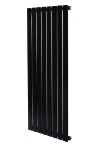 Вертикальный дизайнерский радиатор отопления ARTTIDESIGN Livorno 8/2000/544/50 черный матовый №1