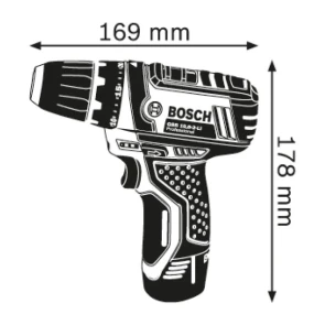 Шуруповерт акумуляторний Bosch GSR 12V-15 Set (2 А*год + 4 А*год, свердла, біти, сумка) (0615990G6L) №5