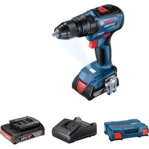 Аккумуляторный ударный шуруповерт Bosch GSB 18V-50 (18 В, 2х2 А*ч, 50 Н*м) (06019H5100) №1