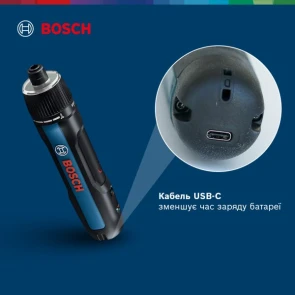 Викрутка акумуляторна Bosch GO 2 Professional (3.6 В, 1.5 А*год, 5 Н*м) (06019H2100) №13