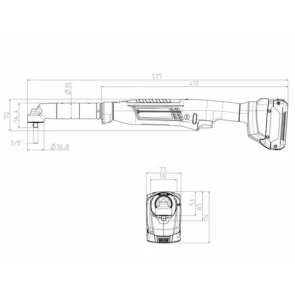 Аккумуляторный шуруповерт BOSCH ANGLE EXACT ION 50-210 Professional Solo (18 В, без АКБ) (0602494605) №4