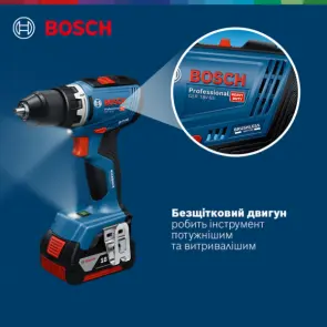 Аккумуляторная дрель-шуруповерт Bosch Professional GSR 18V-65 в L-BOXX (18 В, 2x5 А*ч) (06019N3203) №5