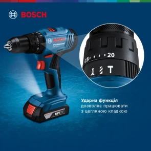Аккумуляторная ударная дрель-шуруповерт Bosch GSB 183-LI Professional (18 В, 2 А*ч) (06019K9101) №10