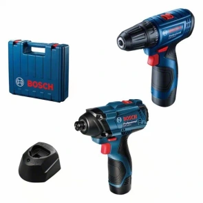 Дрель-шуруповерт Bosch GSR 120-LI + гайковерт Bosch GDR 120-LI (12 В, 2х2 А*ч) (06019G8023) №1