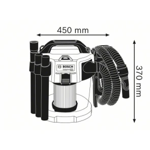 Акумуляторний пилосос Bosch GAS 18V-10 L (18 В, 4 А*год, 10 л) (06019C6300) №19