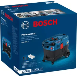 Будівельний пилосос Bosch GAS 400 A Professional (1.2 кВт, 40 л) (06019M0020) №9