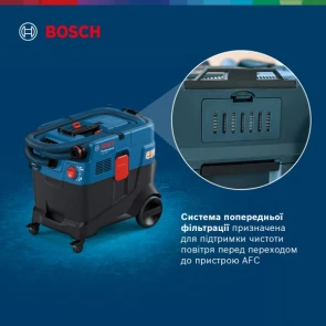 Будівельний пилосос Bosch GAS 400 A Professional (1.2 кВт, 40 л) (06019M0020) №14