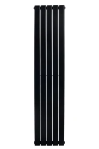 Дизайнерский вертикальный радиатор отопления ARTTIDESIGN Livorno II 5/1200/340/50 чёрный матовий №6