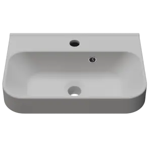 Раковина матовая подвесная Amidicon Comfort 45 450х300 из литого камня №1