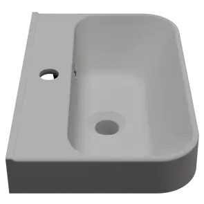 Раковина глянцевая подвесная Amidicon Comfort 45 450х300 из литого камня №3