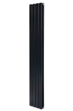 Дизайнерский вертикальный радиатор отопления ARTTIDESIGN Livorno II 4/2000/272/50 чёрный матовый