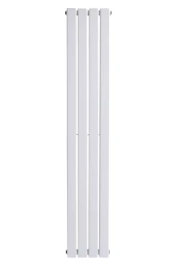 Дизайнерский вертикальный радиатор отопления ARTTIDESIGN Livorno II 4/1400/272 белый матовый. №3