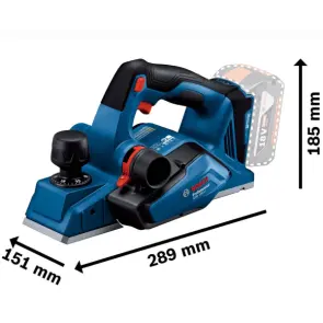 Рубанок аккумуляторный Bosch GHO 185-LI (18 В, без АКБ, 82 мм) (06015B5021) №5