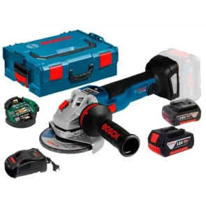 Акумуляторна кутова шліфмашина Bosсh GWS 18V-10 SC Professional (18 В, 2х5 А*год, 125 мм) (06019G340D) №1