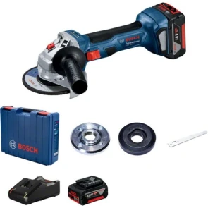 Акумуляторна кутова шліфмашина Bosch GWS 180-LI Professional (18 В, 2х4 А*год, 125 мм) (06019H9021) №1