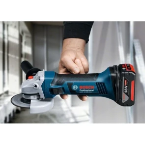 Кутова шліфмашина акумуляторна Bosch GWS 18-125 V-Li Professional (18 В, 4 А*год) (0615990L6G) №6