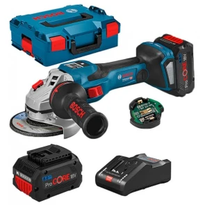 Акумуляторна кутова шліфмашина Bosch GWS 18V-15 SC (2х18 В, 8 А*год) (06019H6101) №1