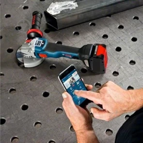 Акумуляторна кутова шліфмашина Bosch GWS 18V-15 SC (2х18 В, 8 А*год) (06019H6101) №3