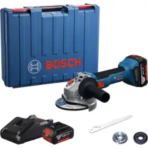 Аккумуляторная угловая шлифмашина Bosch GWS 18V-8 (18 В, 2х4 А*час) (06019N9020)