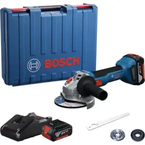 Аккумуляторная угловая шлифмашина Bosch GWS 18V-8 (18 В, 2х4 А*час) (06019N9020) №1
