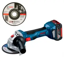 Акумуляторна КШМ Bosch GWS 180-LI + круги відрізні Bosch Expert for Inox (25 шт.) (06019H9025+2608600549)